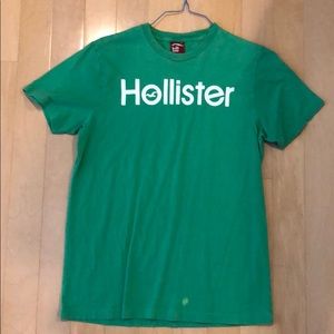 Boys Hollister T-shirt Green. Few spots